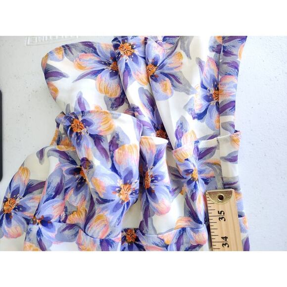 Grace Karin smocked floral Midi Dress sz S Small nwt resort vacation romantic - Picture 12 of 12